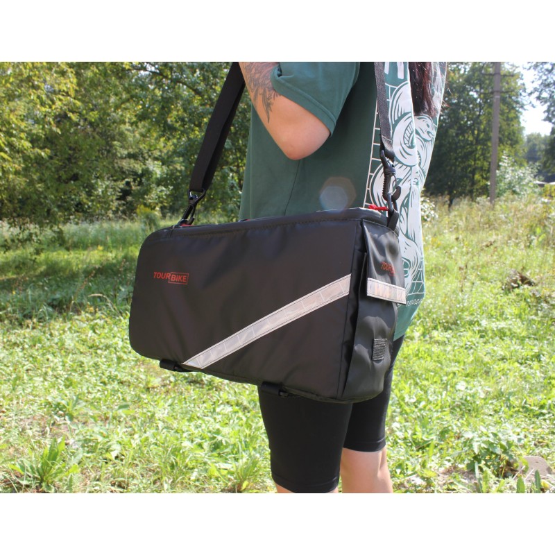 Велосумка на багажник велосипеда Protect Tepmo 777-127, черный