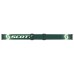 Мотоочки Scott Fury Snow Cross Dark Green/Mint Green/Enhancer Silver Ch, черный/зеленый