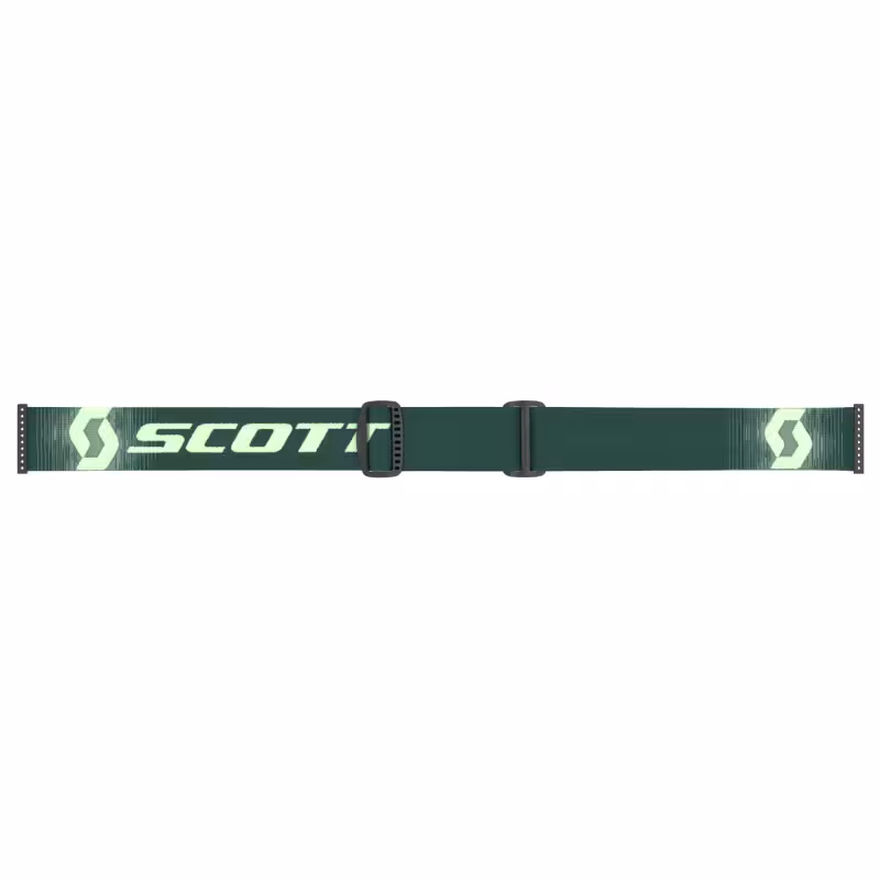 Мотоочки Scott Fury Snow Cross Dark Green/Mint Green/Enhancer Silver Ch, черный/зеленый