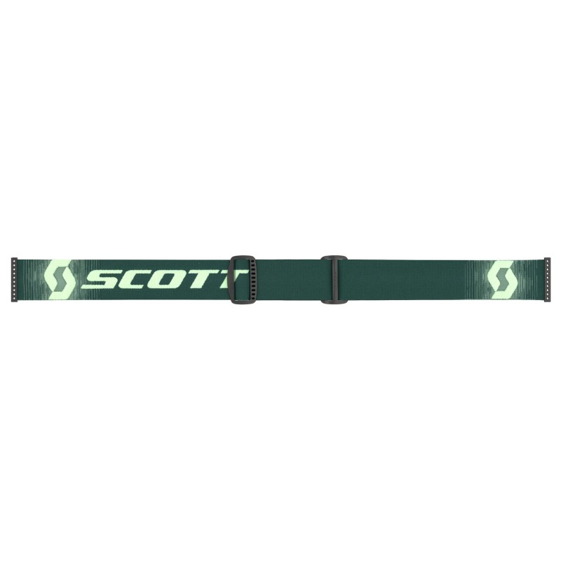 Мотоочки Scott Fury Snow Cross Dark Green/Mint Green/Enhancer Silver Ch, черный/зеленый