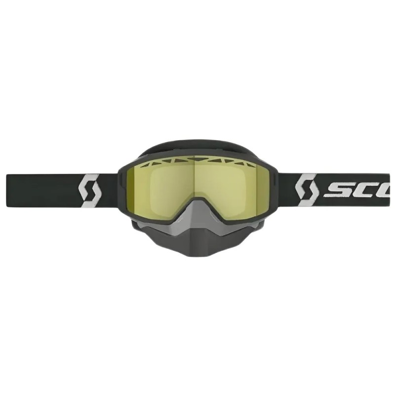 Мотоочки Scott Primal Snow Cross, черный/белый/желтый