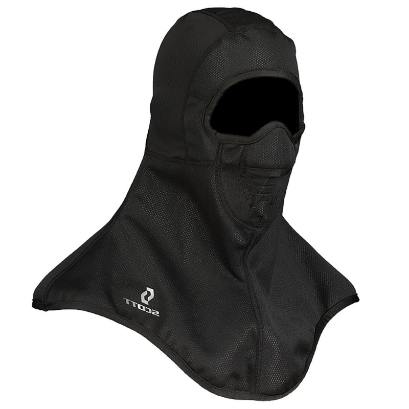 Подшлемник-балаклава Scott Wind Warrior black, черный, размер S-M