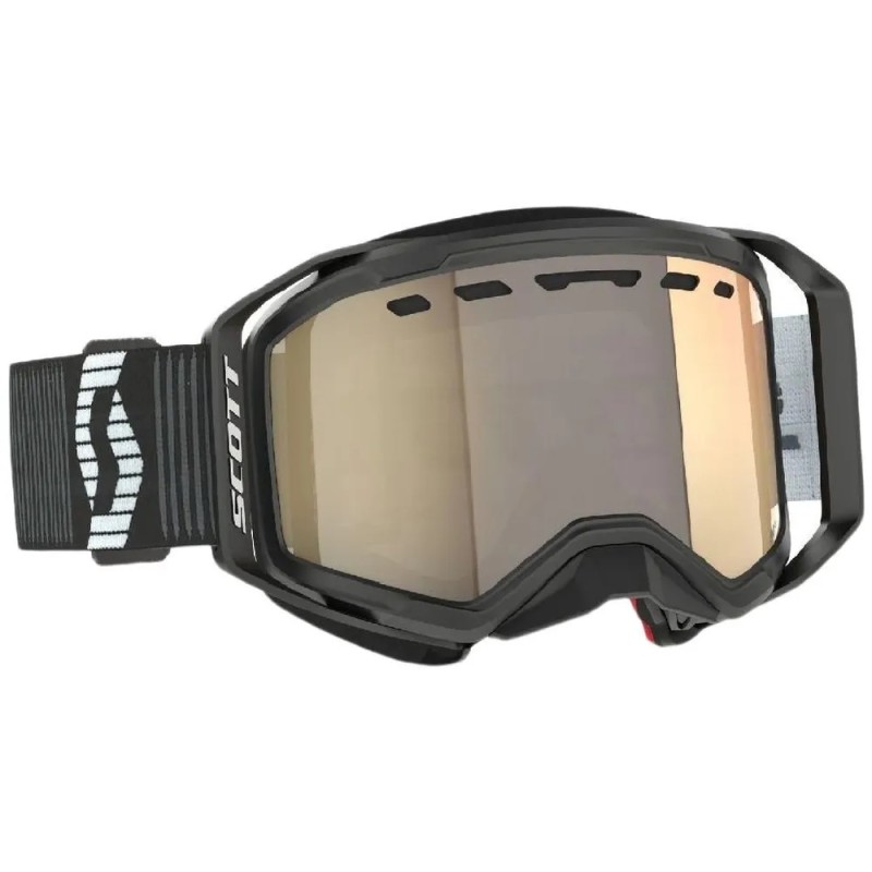 Мотоочки Scott Prospect 2.0 SMB, black/white AMP LS bronze chrome S1-3, черный/бронза/белый