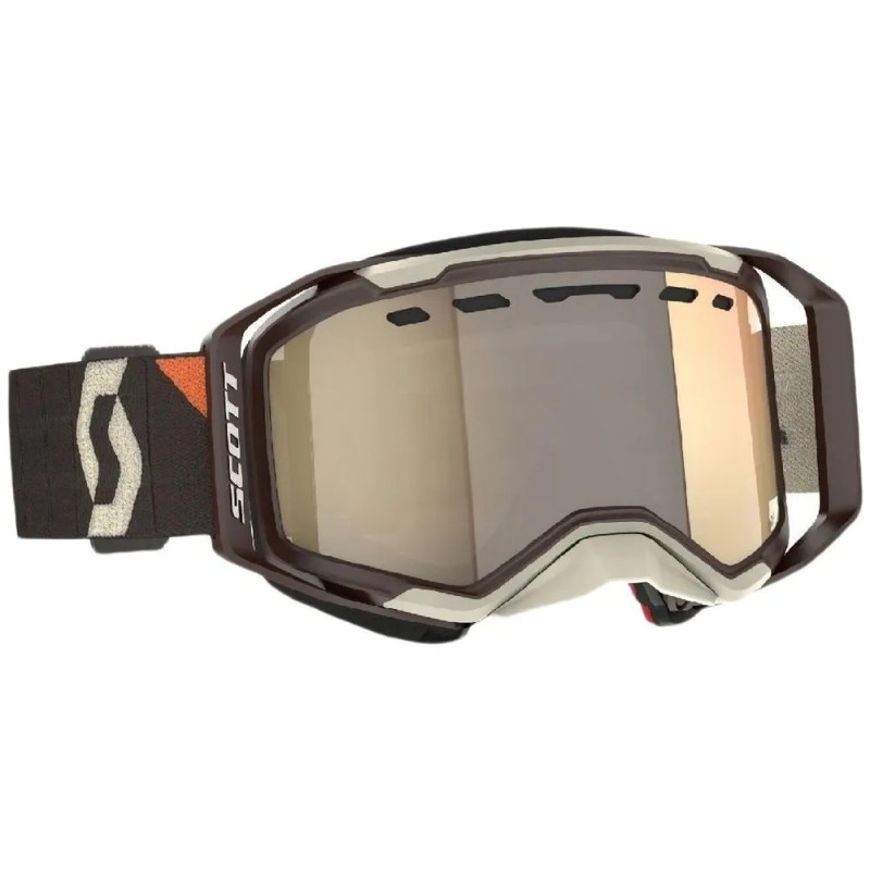 Мотоочки Scott Prospect 2.0 SMB beige/brown AMP LS bronze chrome S1-3, бежевый/коричневый/белый