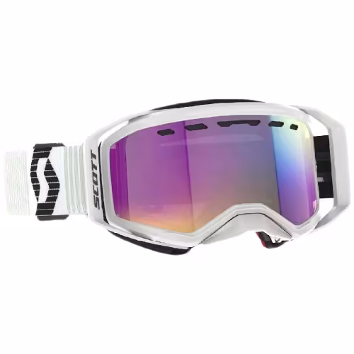 Мотоочки Scott Prospect 2.0 SMB chrome white/black/AMP teal chrome S2, белый/черный/фиолетовый