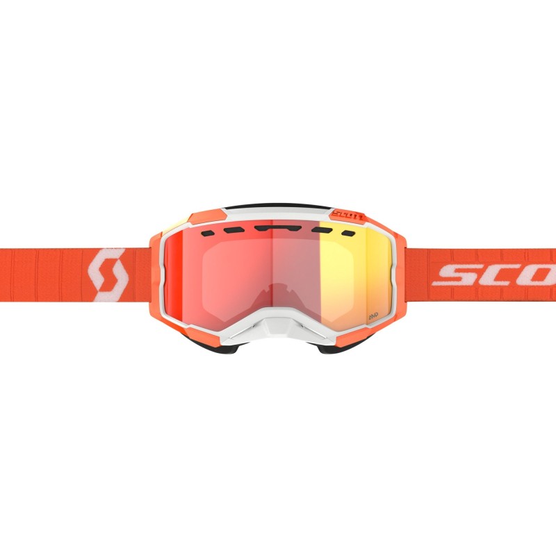 Мотоочки Scott Fury Snow Cross Orange/Enhancer red chrome, красный/оранжевый