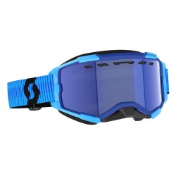 Мотоочки Scott Fury Snow Cross Blue/Black/Enhancer Blue Chrome, голубой/черный/синий