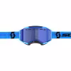 Мотоочки Scott Fury Snow Cross Blue/Black/Enhancer Blue Chrome, голубой/черный/синий