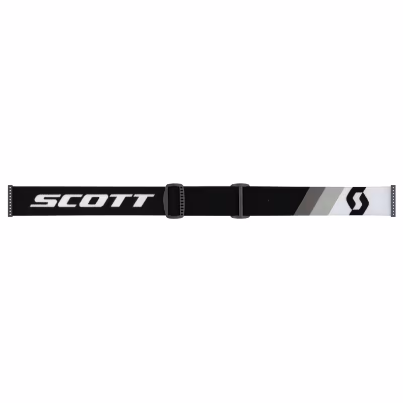 Мотоочки Scott Fury Snow Cross Premium Black/White/Clear, белый/черный