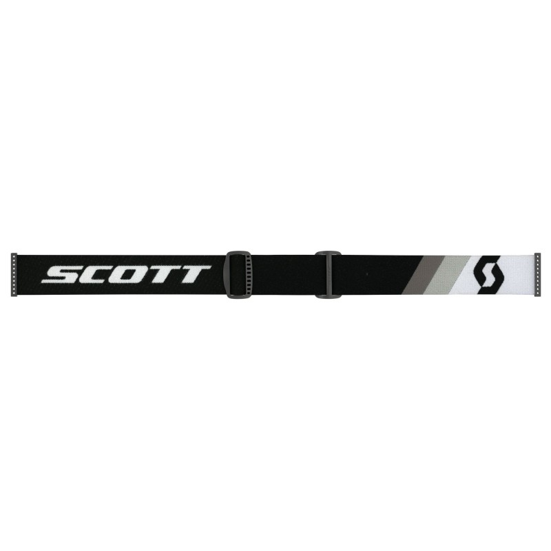 Мотоочки Scott Fury Snow Cross Premium Black/White/Clear, белый/черный