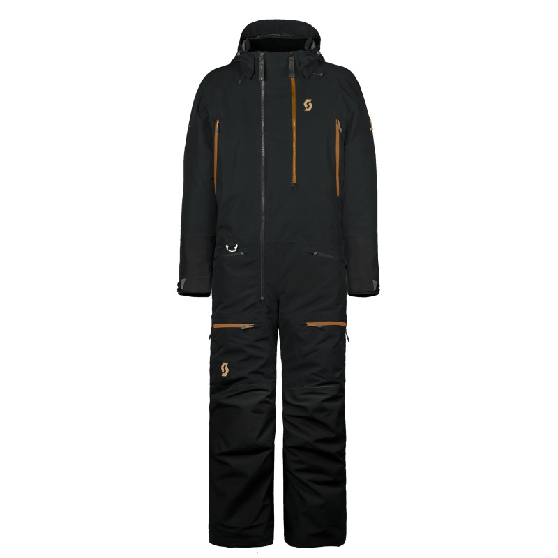 Комбинезон мужской Scott Roop Dryo, мембрана DRYOsphere 2L, черный, размер М, 165-170 см