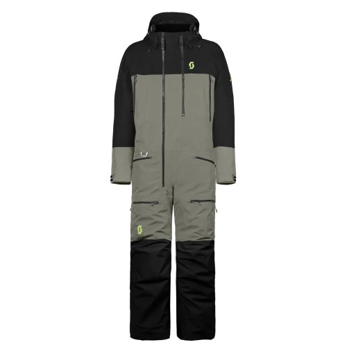 Комбинезон мужской Scott Roop Dryo, мембрана DRYOsphere 2L dust grey/black, серый/черный, размер L, 170-176 см