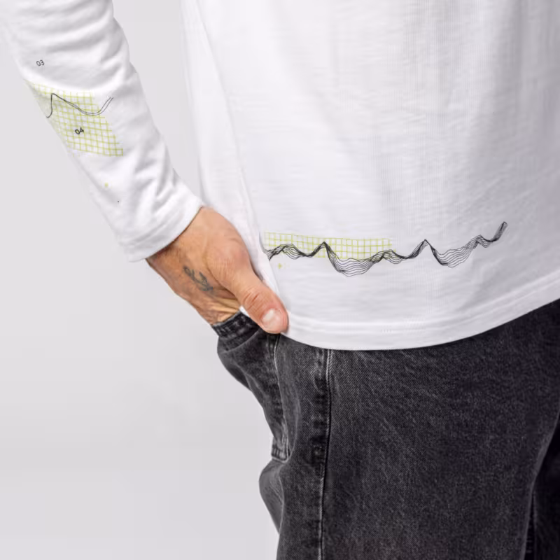 Лонгслив мужской Scott S.E.A Graphic LS, хлопок, белый, размер S, 160-165 см