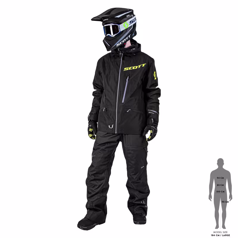 Куртка мужская Scott Intake 80 Dryo Black/Dark Grey, мембрана DRYOsphere, черный/серый, размер М