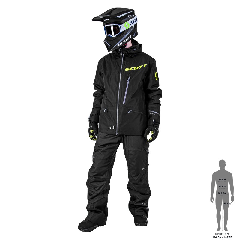 Куртка мужская Scott Intake 80 Dryo Black/Dark Grey, мембрана DRYOsphere, черный/серый, размер М