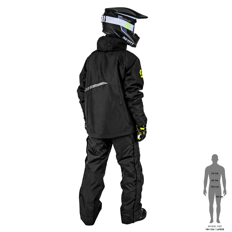 Куртка мужская Scott Intake 80 Dryo Black/Dark Grey, мембрана DRYOsphere, черный/серый, размер L
