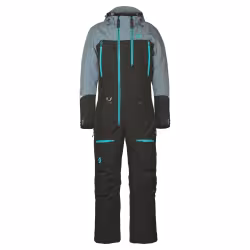 Комбинезон женский Scott Roop Dryo black/breeze blue, мембрана, голубой/черный, размер S