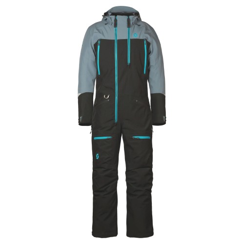 Комбинезон женский Scott Roop Dryo black/breeze blue, мембрана, голубой/черный, размер S