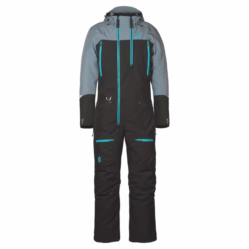 Комбинезон женский Scott Roop Dryo black/breeze blue, мембрана, голубой/черный, размер S