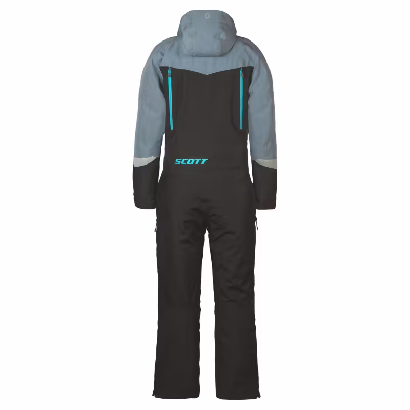 Комбинезон женский Scott Roop Dryo black/breeze blue, мембрана, голубой/черный, размер L