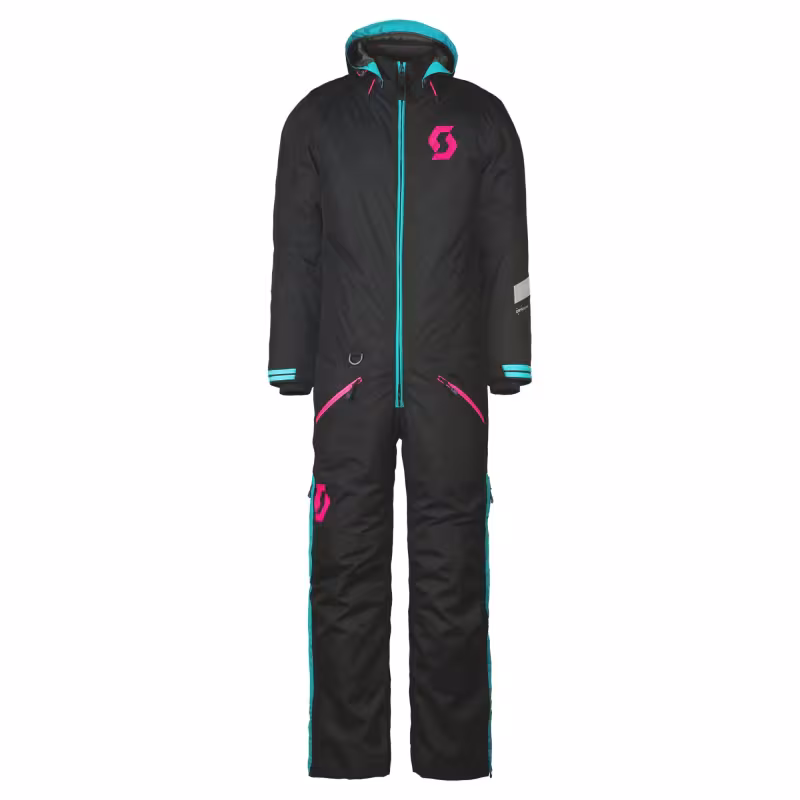 Комбинезон детский Scott DS Dryo black/pink, мембрана, черный, размер XS