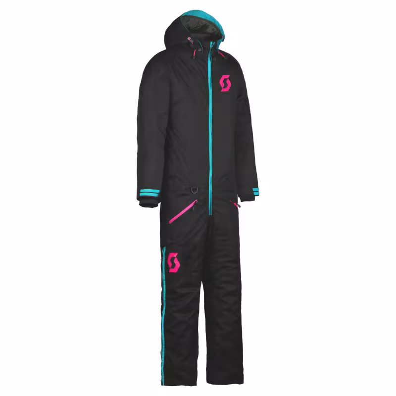 Комбинезон детский Scott DS Dryo black/pink, мембрана, черный, размер XS