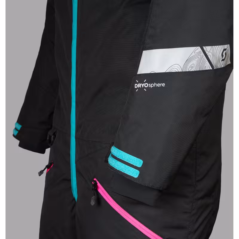 Комбинезон детский Scott DS Dryo black/pink, мембрана, черный, размер M