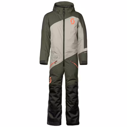 Комбинезон детский Scott DS Dryo douglas green/dust white, мембрана, зеленый/черный, размер S