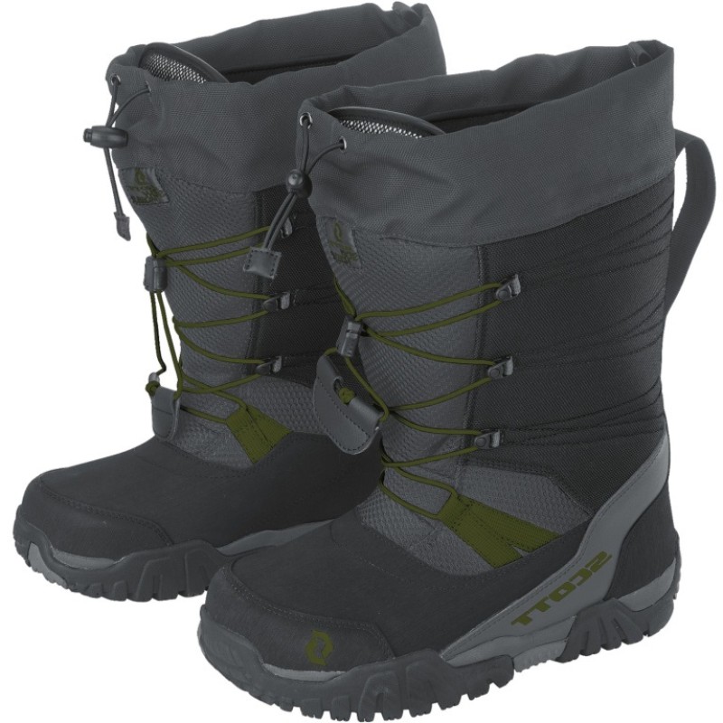 Ботинки снегоходные Scott SMB R/T black/fir green, черный/зеленый, размер 41