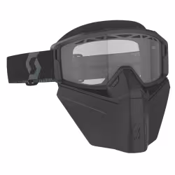 Мотоочки Scott Primal Safari FaceMask black/white/clear, черный/белый/прозрачный