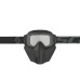 Мотоочки Scott Primal Safari FaceMask black/white/clear, черный/белый/прозрачный