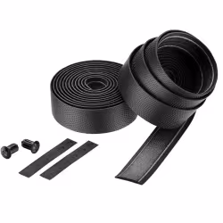 Обмотка руля Ciclovation Leather Touch Black, 2000х30 мм, черный