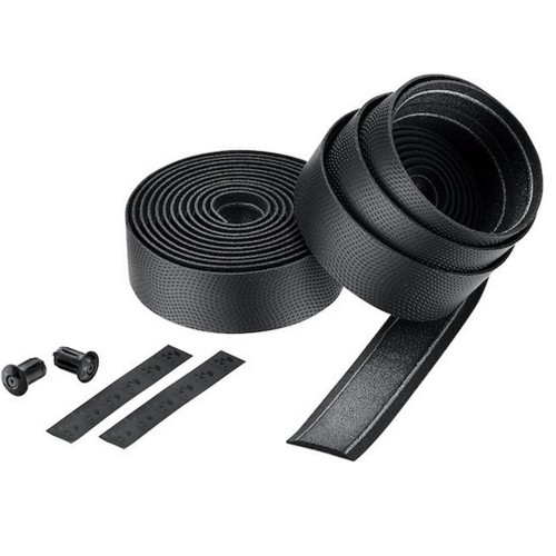 Обмотка руля Ciclovation Leather Touch Black, 2000х30 мм, черный