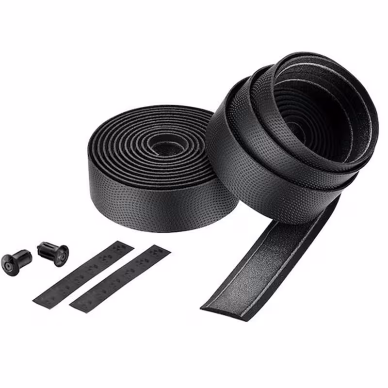 Обмотка руля Ciclovation Leather Touch Black, 2000х30 мм, черный