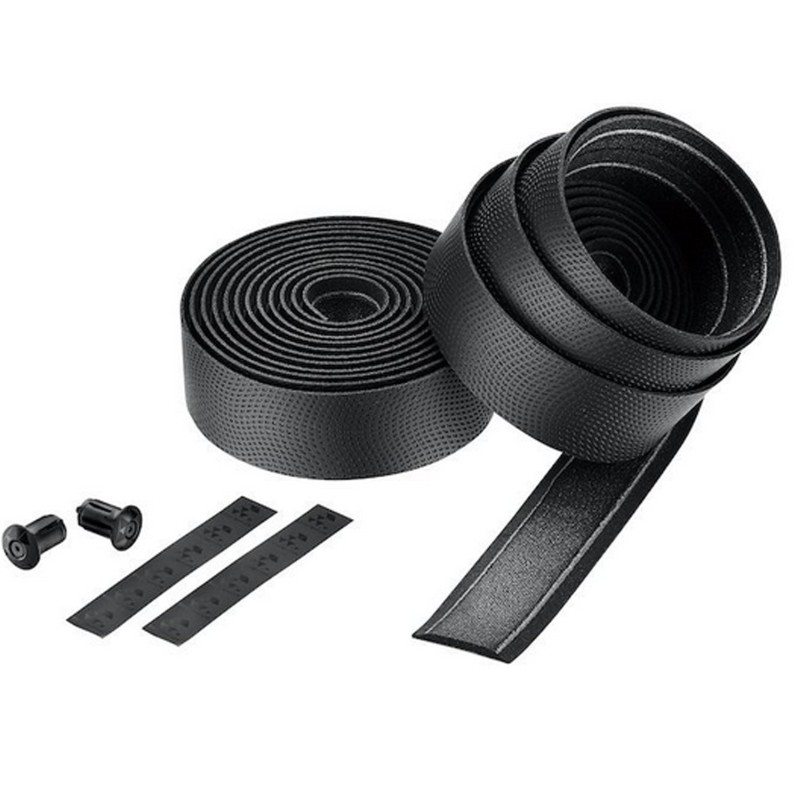 Обмотка руля Ciclovation Leather Touch Black, 2000х30 мм, черный