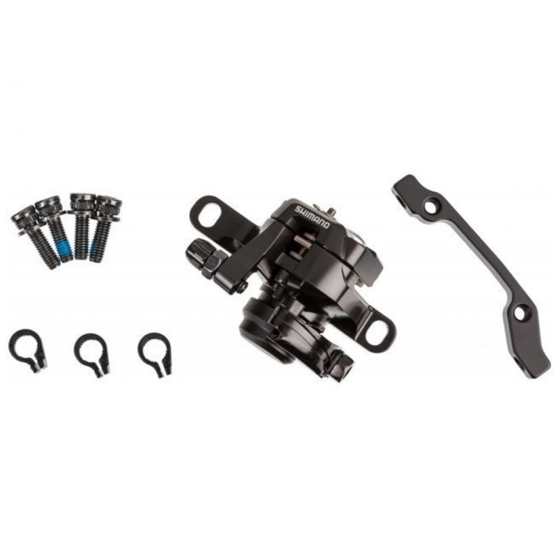 Тормоз механический (суппорт) Shimano Sora, R317, IS F180/R160, пластиковые колодки