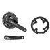 Комплект шатунов Prowheel SUOLO-901P FAT BIKE 40x30x22T Chainline 96/64 мм SQR, 170 мм