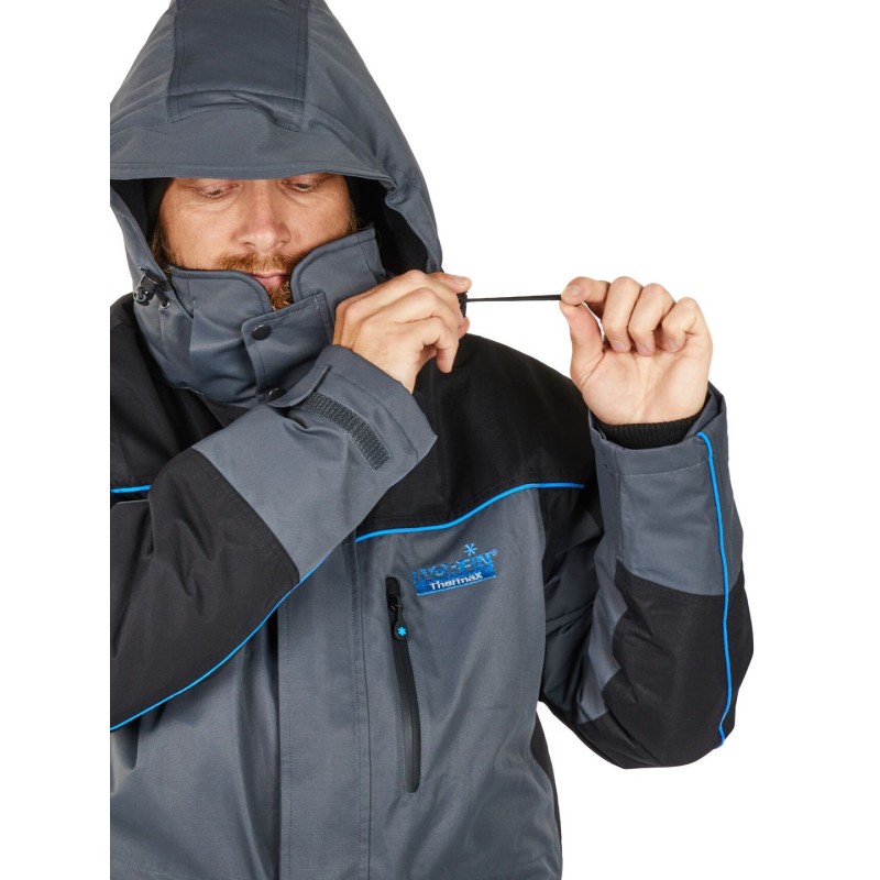 Костюм мужской Norfin Thermax, ткань Breathable, серый, размер 64-66 (XXXL), 186-192 см