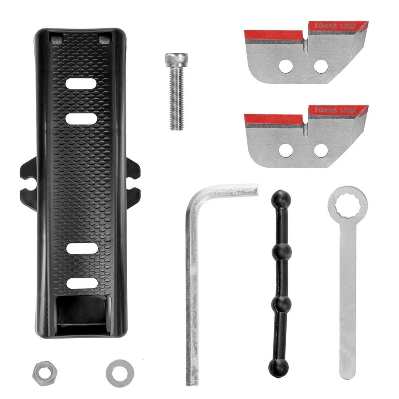 Ледобур под шуруповерт (шнек) Тонар Motoshtorm T-SMS130R-ASH-02 (шнек, адаптер, молоточек)