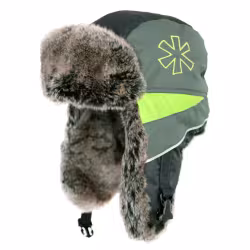Шапка-ушанка Norfin Discovery LE, Nortex Breathable, черный/зеленый, размер L