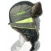 Шапка-ушанка Norfin Discovery LE, Nortex Breathable, черный/зеленый, размер L