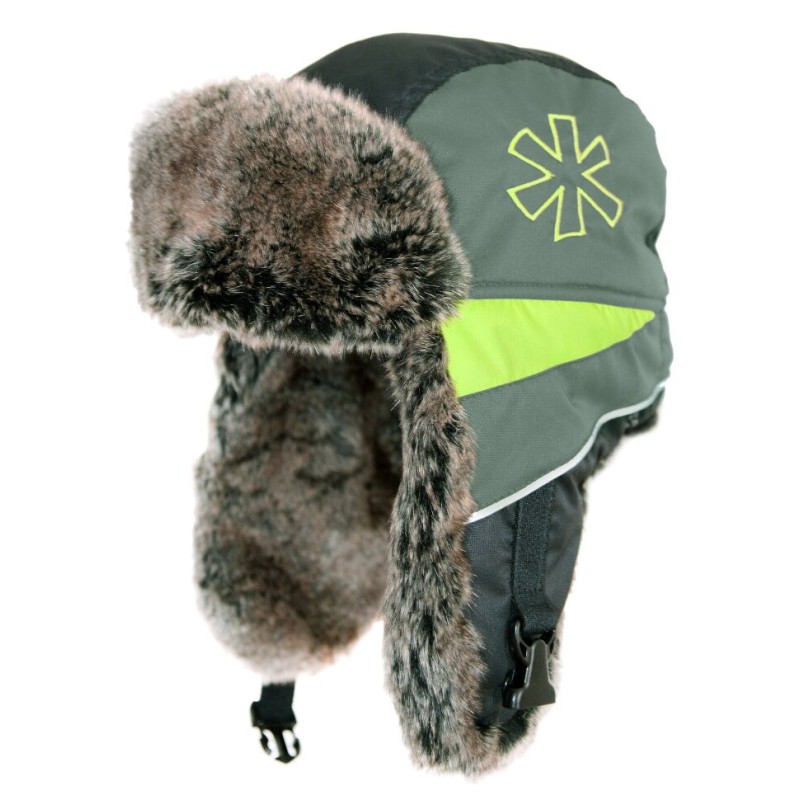 Шапка-ушанка Norfin Discovery LE, Nortex Breathable, черный/зеленый, размер XL