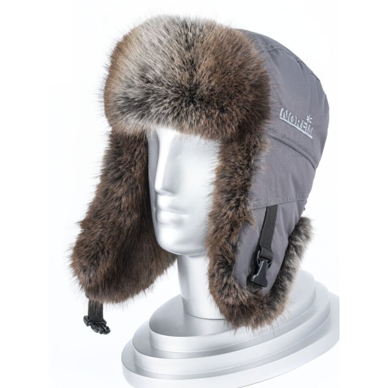Шапка-ушанка Norfin Extreme Pro Grey, Nortex Breathable, размер XL