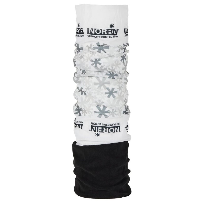 Шарф-бандана Norfin AM-6504, полиэстер, черный/белый