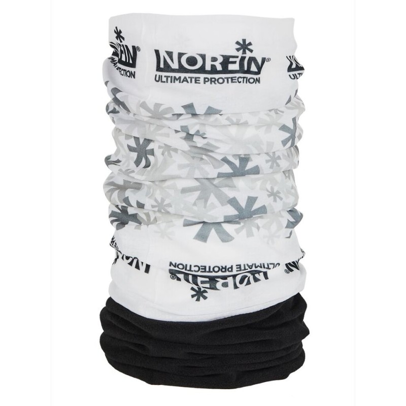 Шарф-бандана Norfin AM-6504, полиэстер, черный/белый