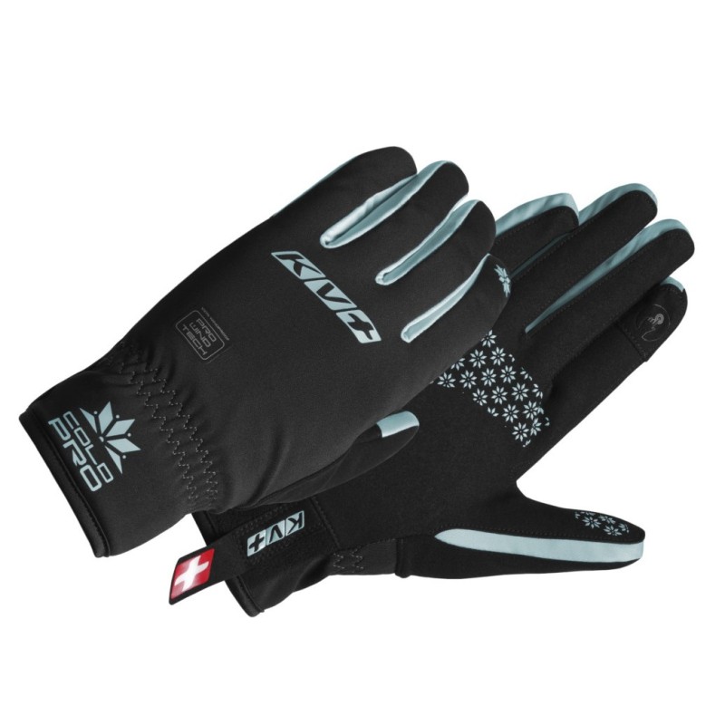 Перчатки KV+ Cold Pro, мембрана, черный/бирюзовый, размер S