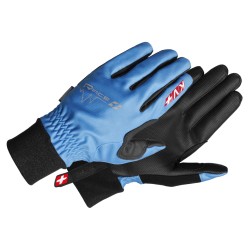 Перчатки KV+ Race Cross Country Gloves, мембрана, синий/черный, размер M