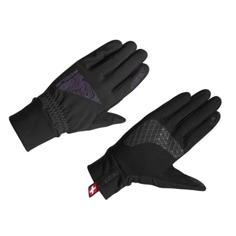 Перчатки KV+ Focus Pro Wind Tech, мембрана, черный, размер L