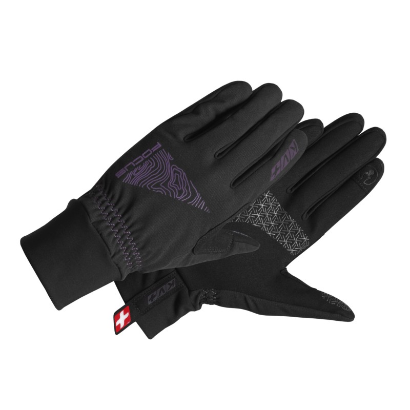 Перчатки KV+ Focus Pro Wind Tech, мембрана, черный, размер M