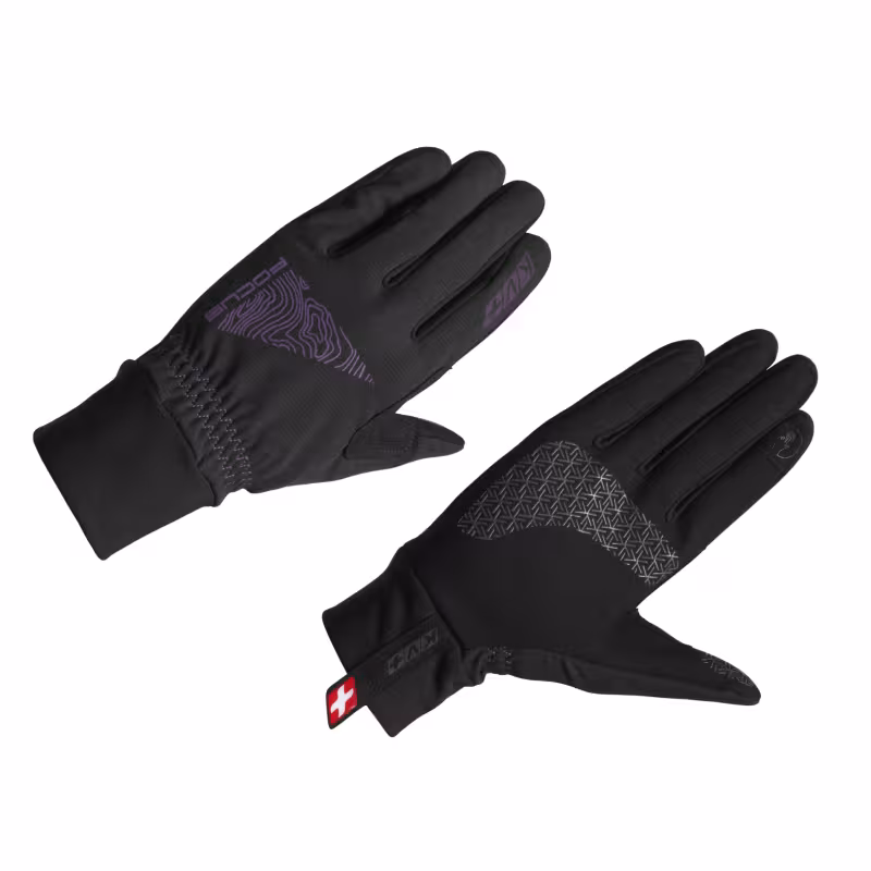 Перчатки KV+ Focus Pro Wind Tech, мембрана, черный, размер M